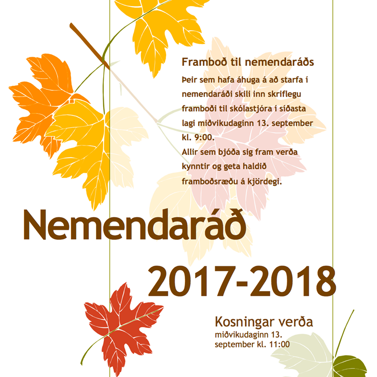 Nemendaráðskosningar