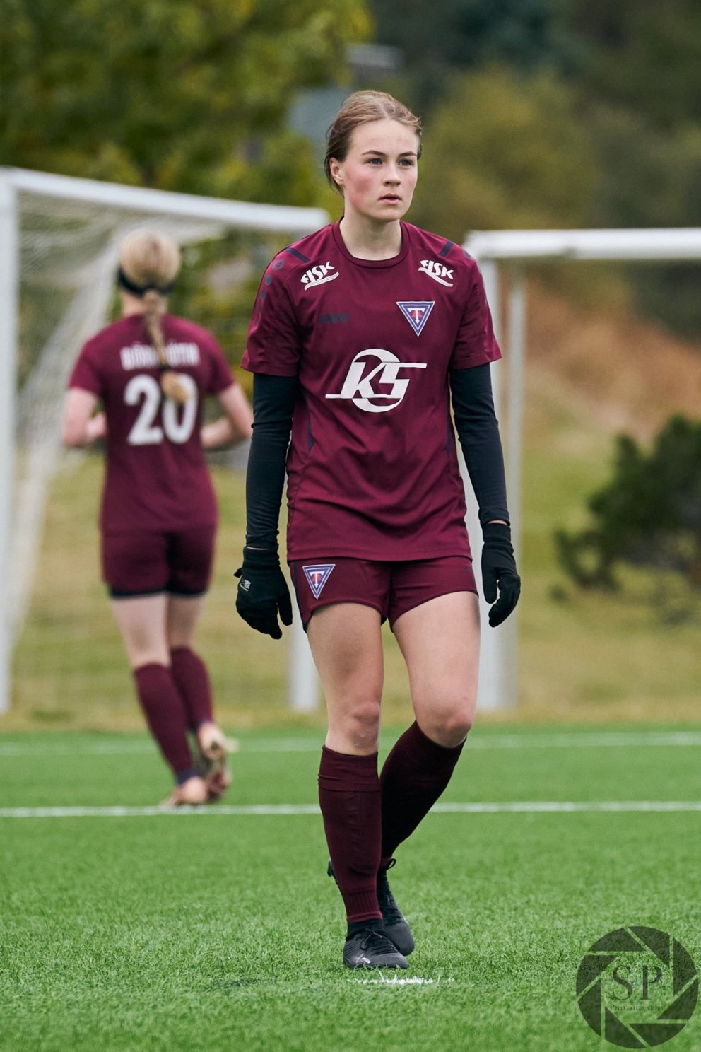 Saga Ísey á landsliðsæfingu hjá U16 í fótbolta