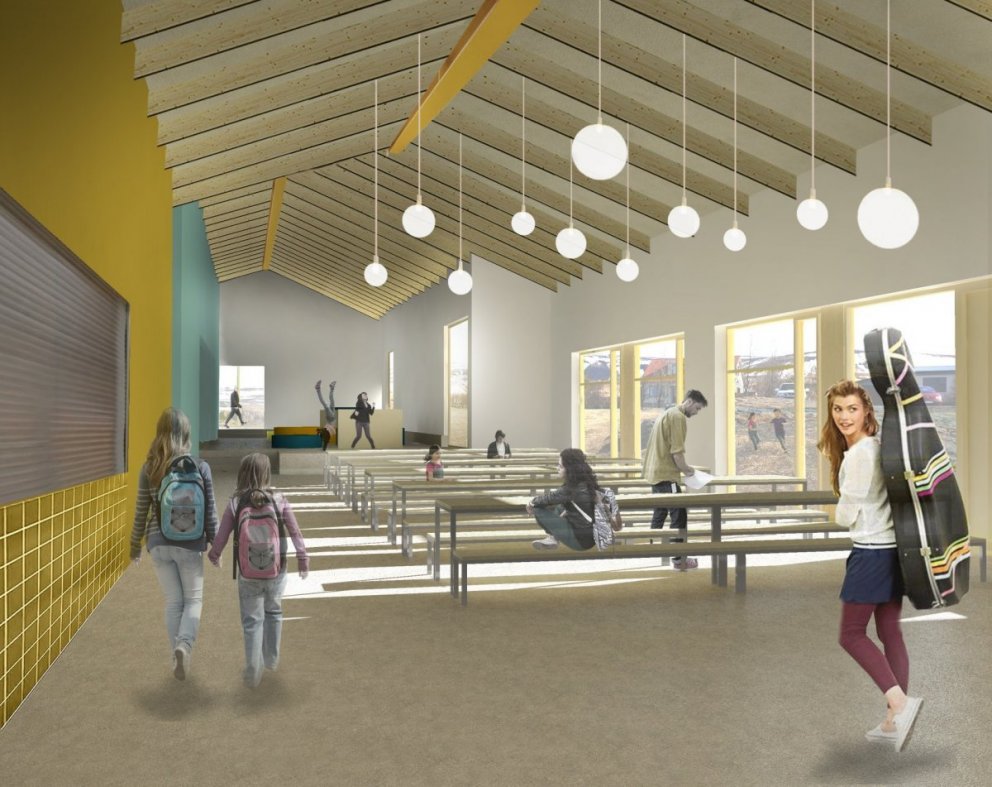 Framkvæmdir að hefjast við viðbyggingu við grunnskólann