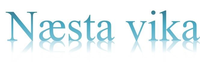 Framundan hjá nemendum