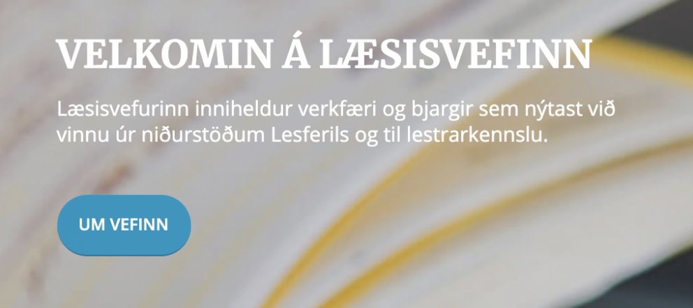 Góð verkfæri til að efla læsi