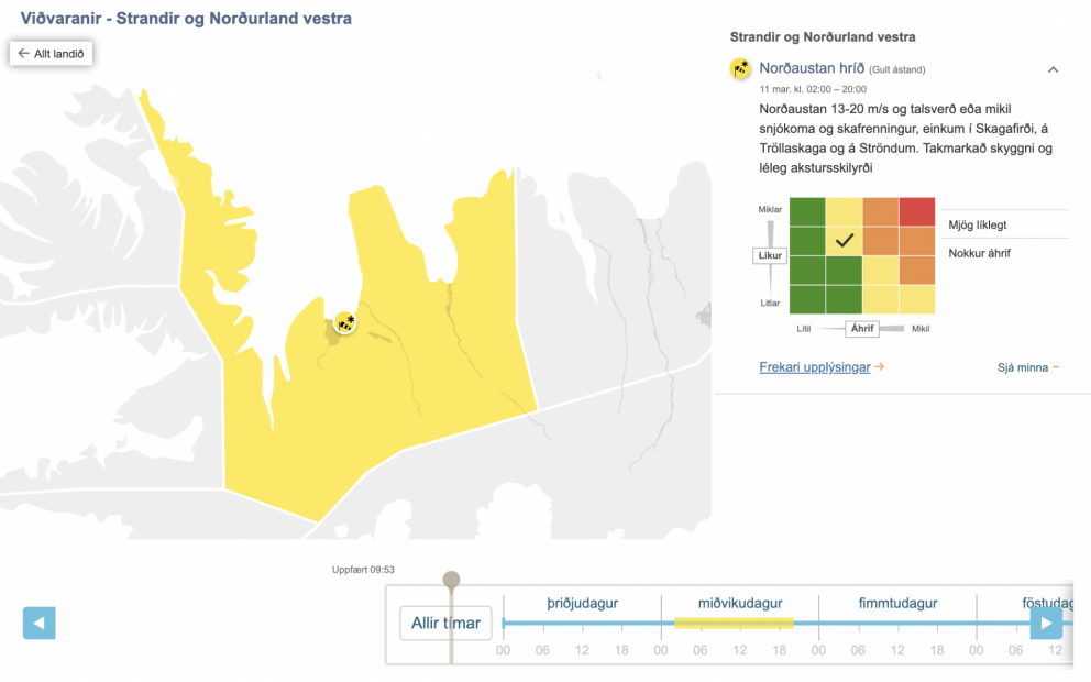 Enginn skólaakstur á morgun, miðvikudag