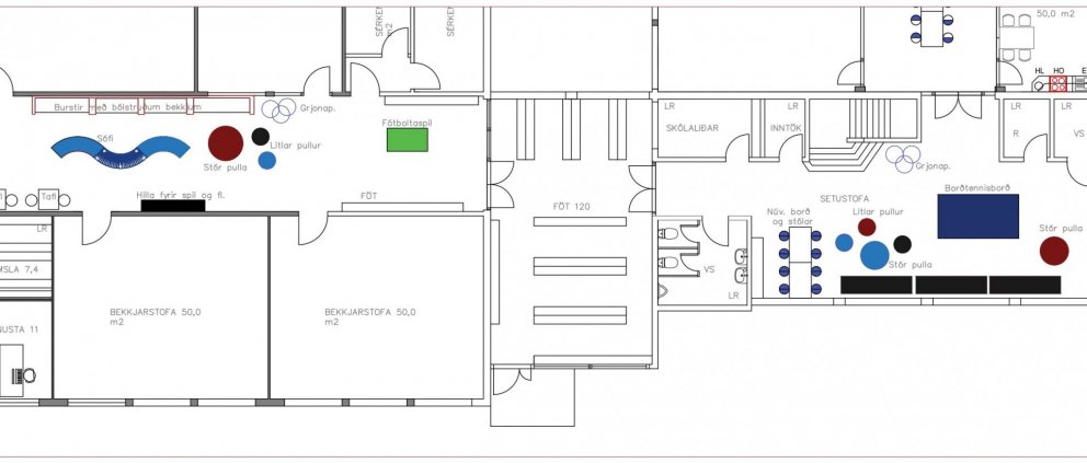 Endurnýjun húsgagna fyrir nemendur