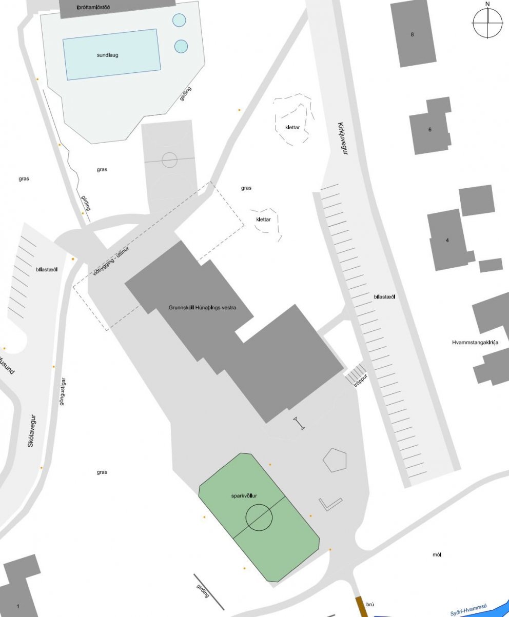 Skiplag skólalóðar