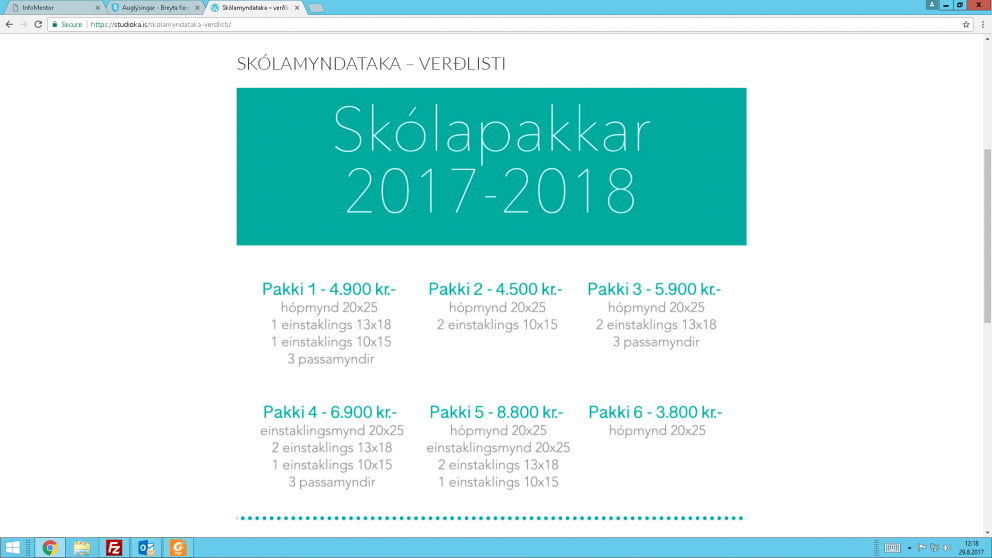 Skólamyndataka