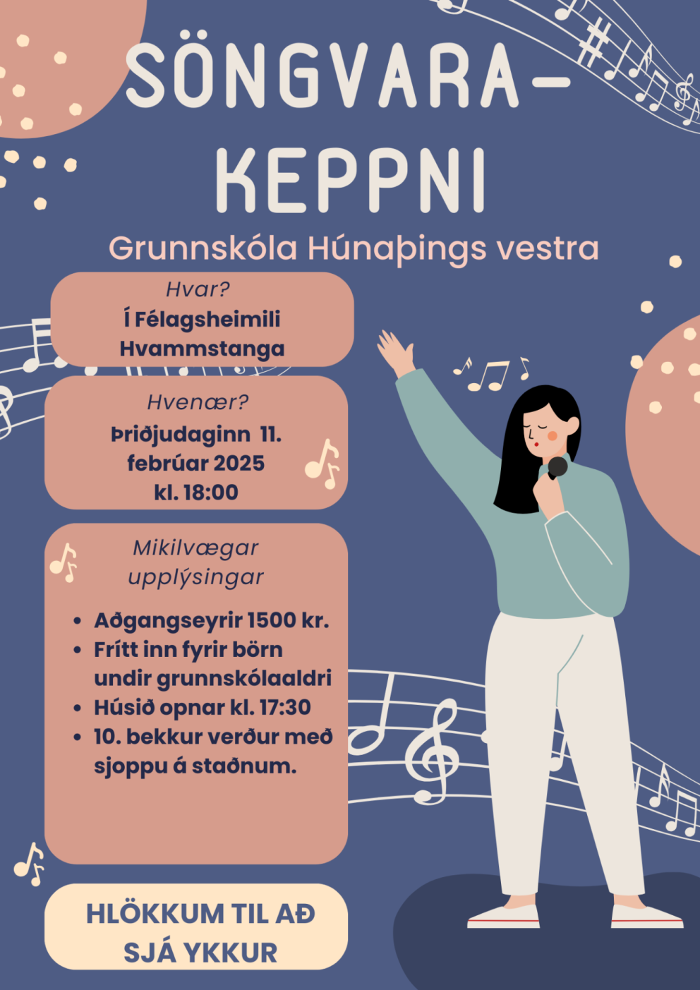 Söngvarakeppni Grunnskóla Húnaþings vestra