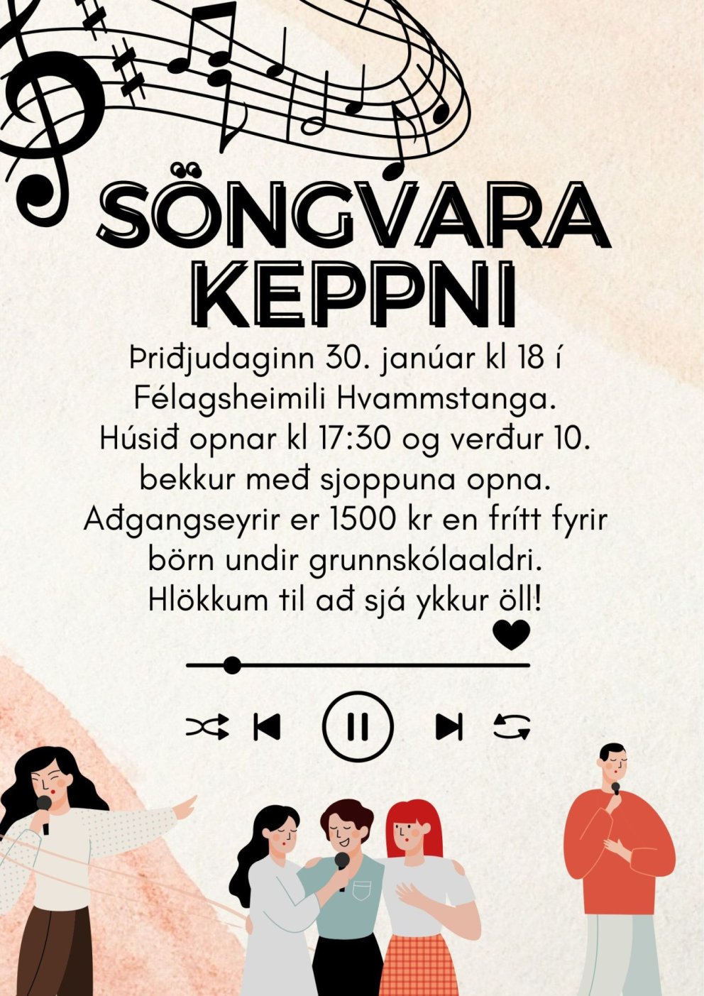 Söngvarakeppni Grunnskóla Húnaþings vestra