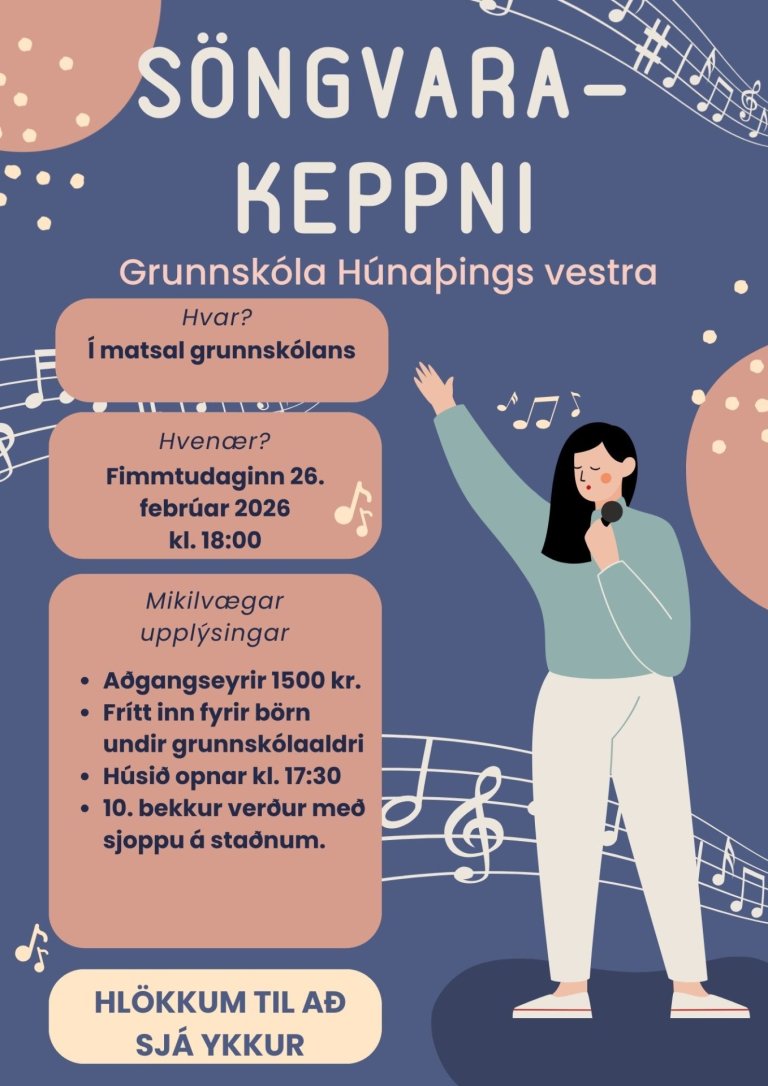 Söngvarakeppni Grunnskóla Húnaþings vestra