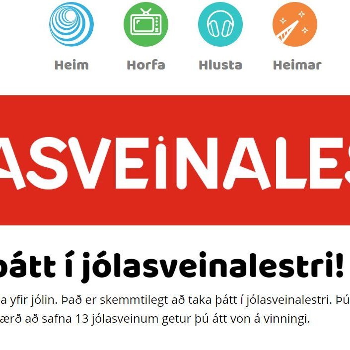 Taktu þátt í jólasveinalestri!