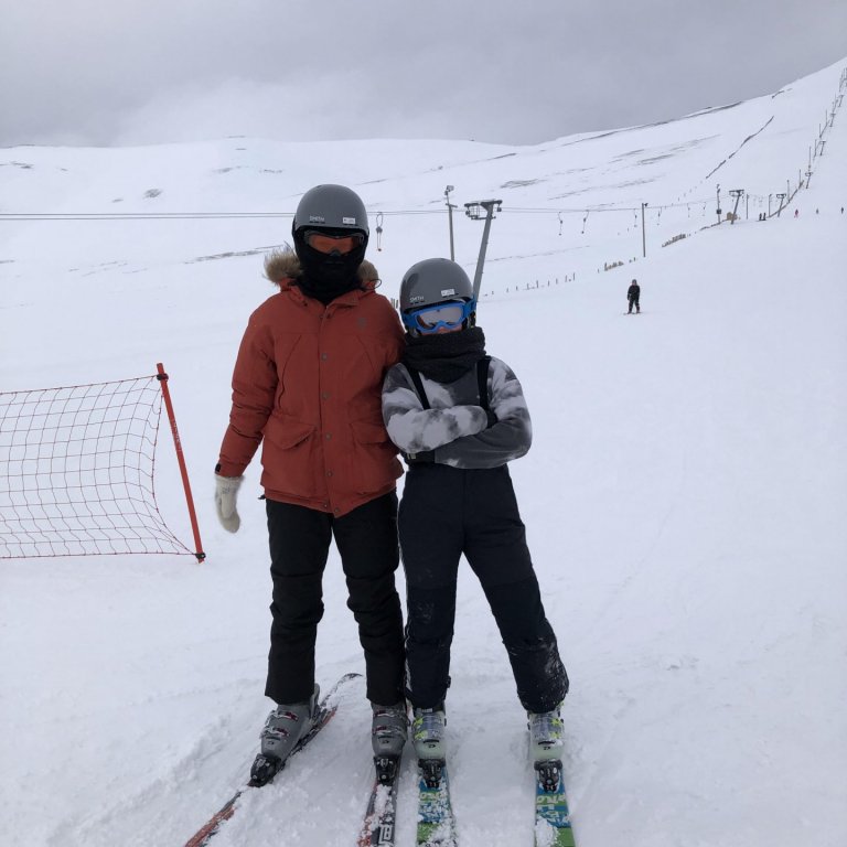 Vel heppnuð skíðaferð unglingastigs