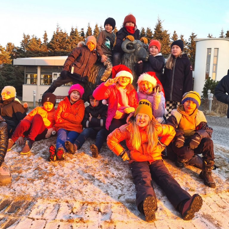 4. bekkur í heimsókn á Sjúkrahúsinu.