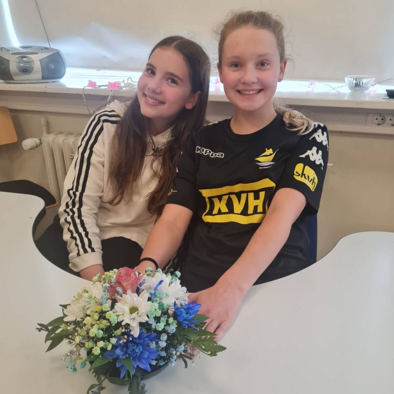 Blómaskreytingar í framreiðsluvali