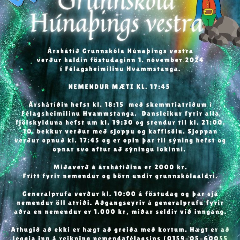 Árshátíð grunnskólans
