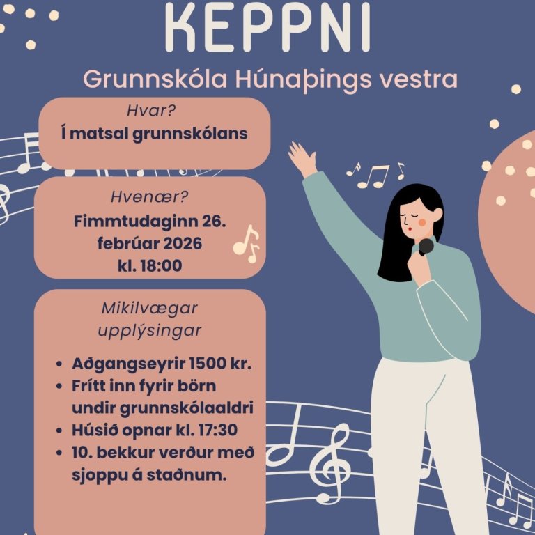 Söngvarakeppni Grunnskóla Húnaþings vestra