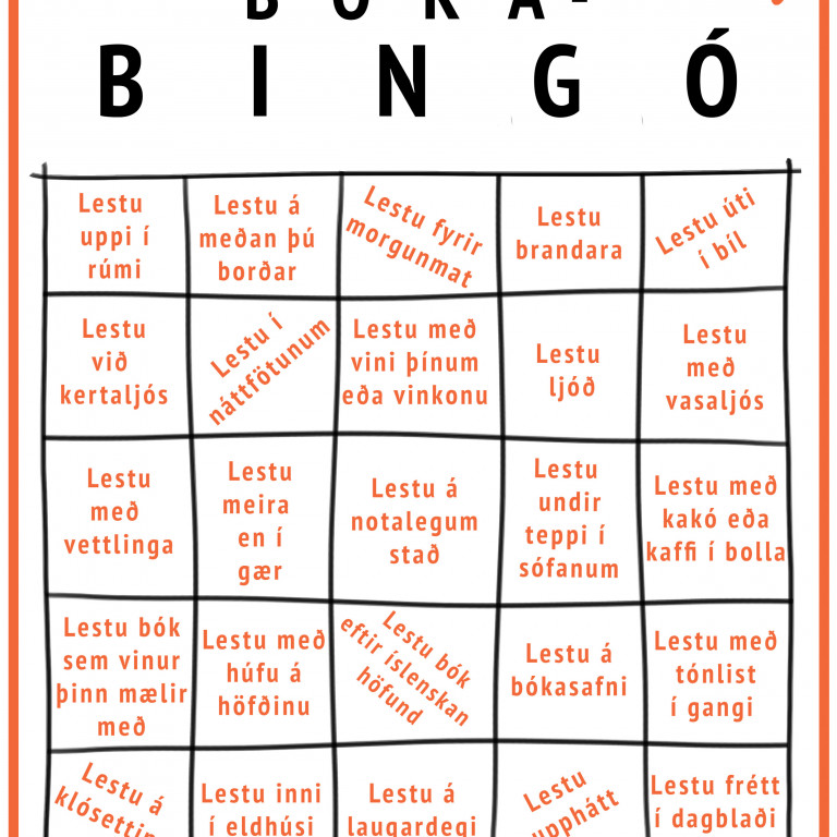 Bókabingó - allir lesa