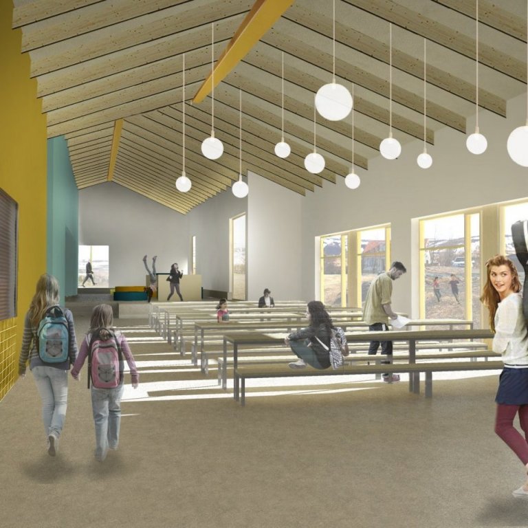 Framkvæmdir að hefjast við viðbyggingu við grunnskólann