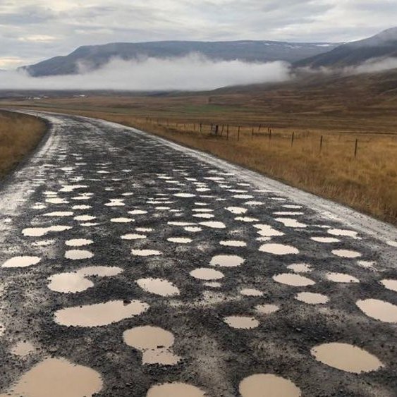 Lenging á aksturstíma vegna ástands Vatnsnesvegar