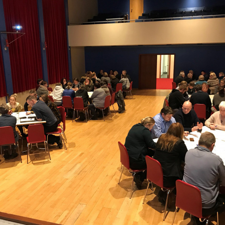 Góður íbúafundur um framtíðarskipan skólamála