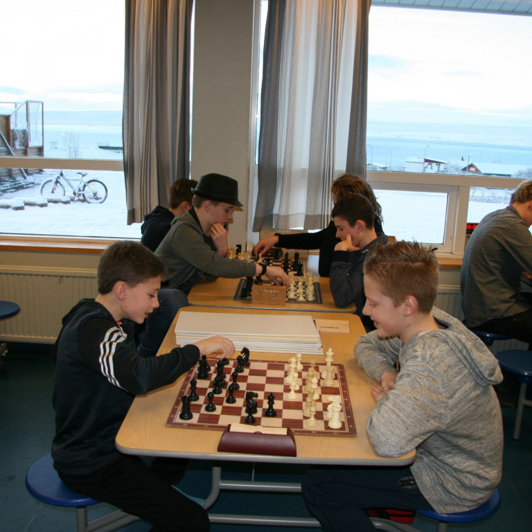 Skákmót 26. jan - úrslit