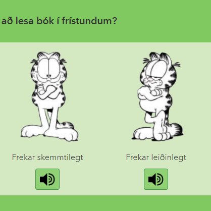 Fyrirhuguð nemendakönnun í 1. - 5. bekk
