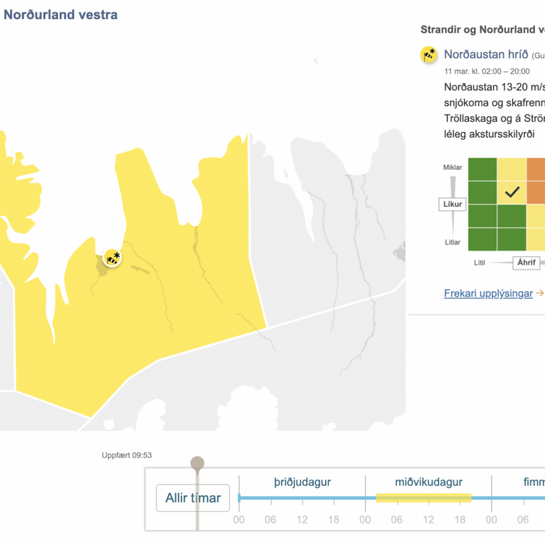 Enginn skólaakstur á morgun, miðvikudag