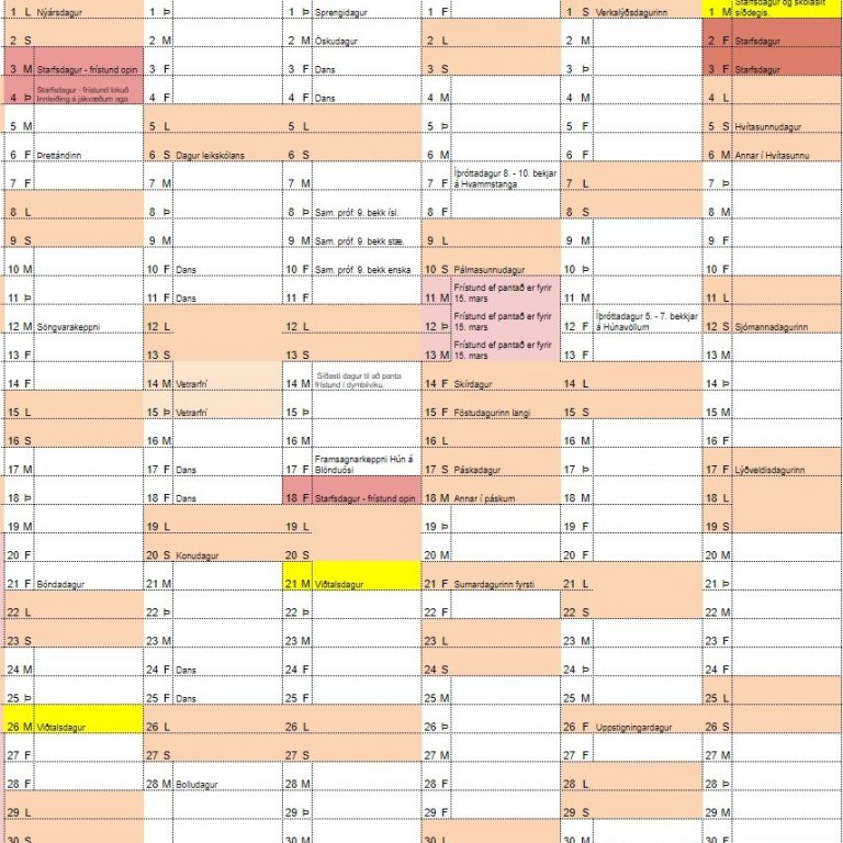 Viðtalsdegi frestað um viku