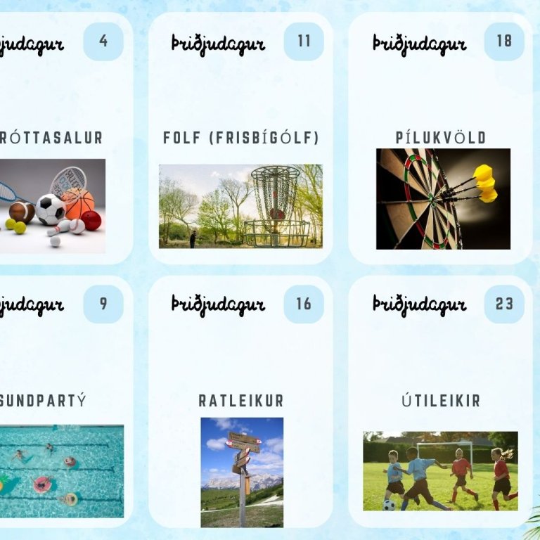 Sumardagskrá Oríon