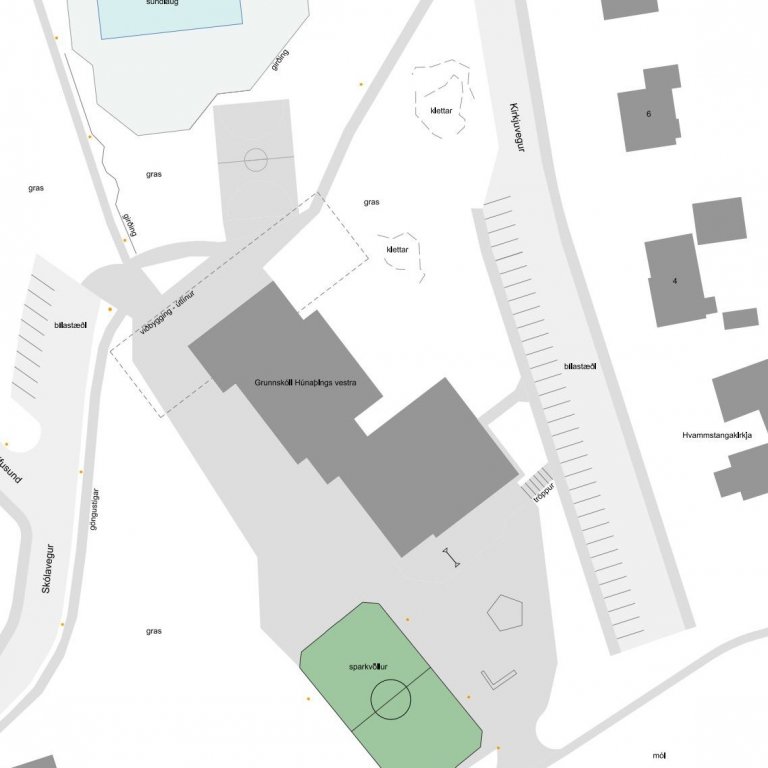 Skiplag skólalóðar