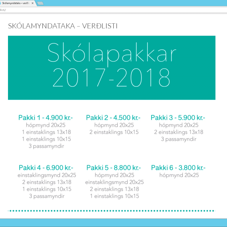 Skólamyndataka