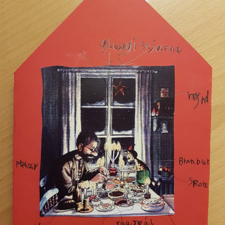 Skemmtilegt verkefni í 2. bekk