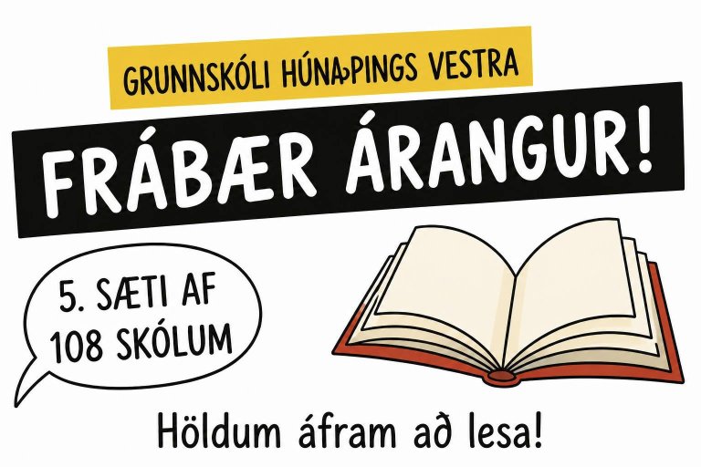 Frábær árangur í Svakalegu lestrarkeppninni